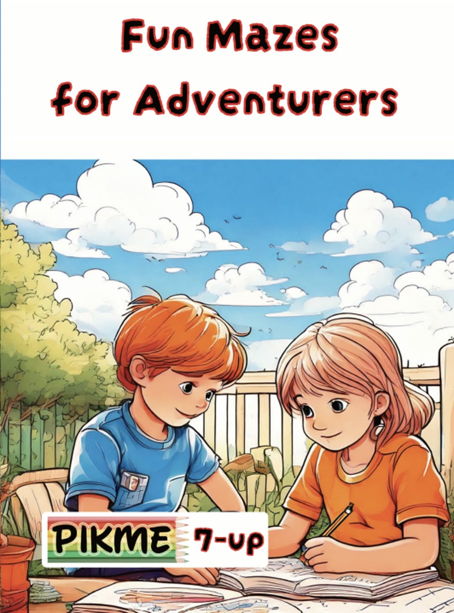 Fun Mazes for Adventurers Coloring Book cover